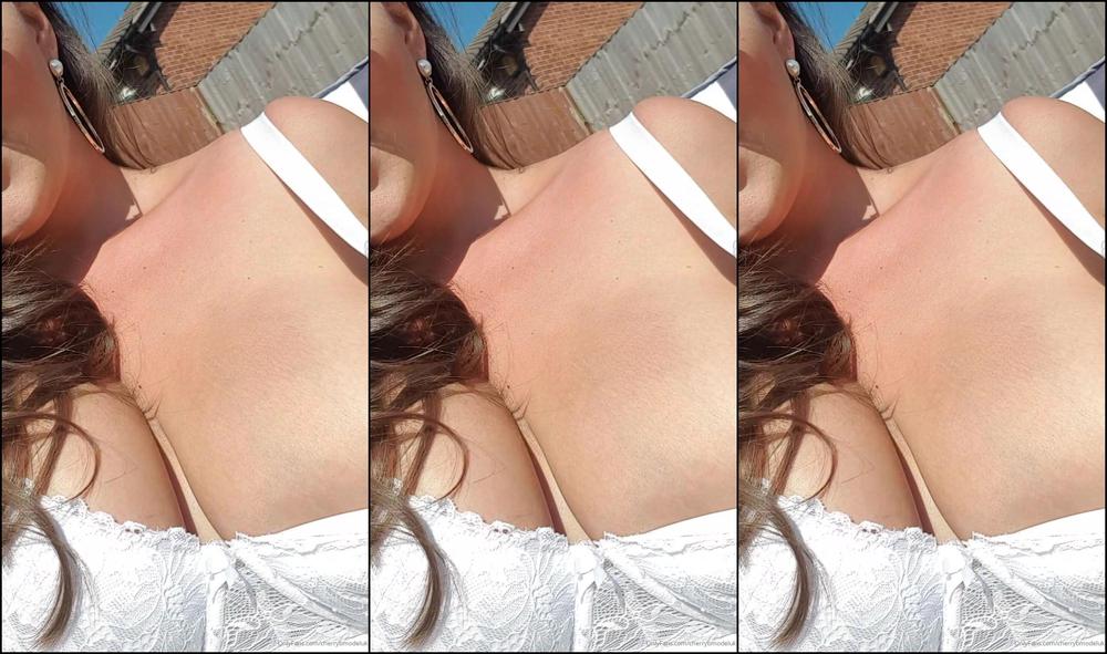 Cherrybmodeluk 63795351 09 30 2019 Summer Flashback Flashing Clip In The Garden To My Neighbours Boobs Huge Natural