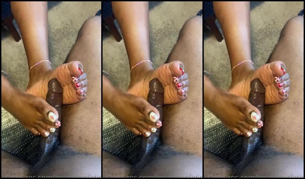 Enjoyyourfetish Onlyfans Crazy Foot Job With Honeypower Part 4P