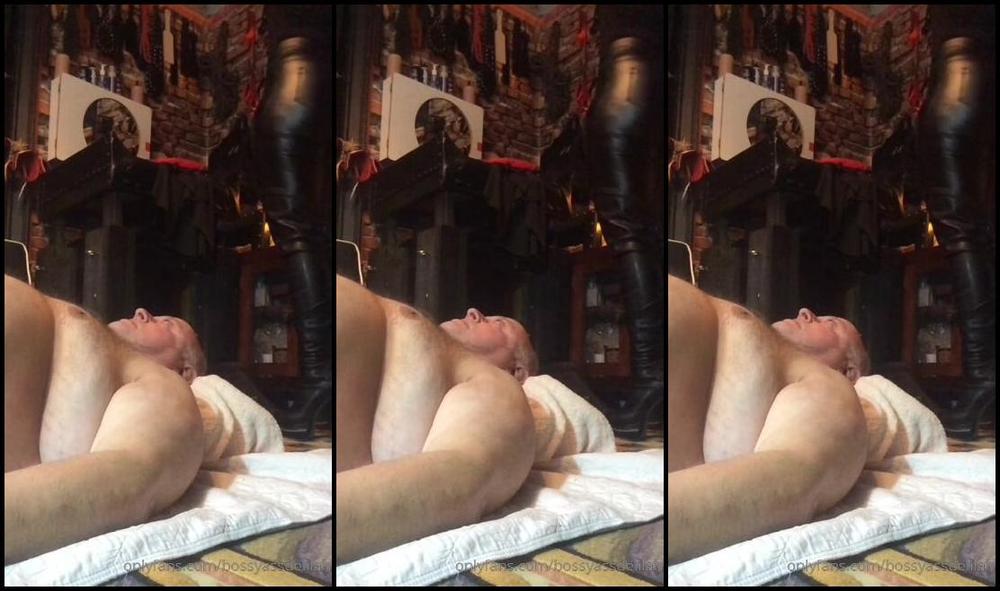 Bossy Ass Delilah Art Leather Femdom Face Sitting Forced To Cum