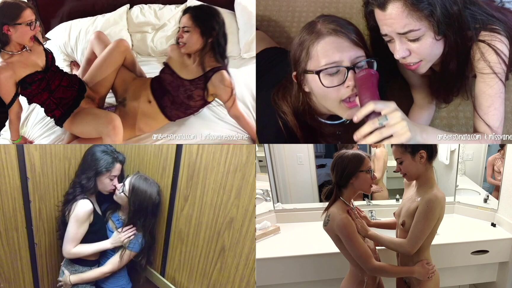 Double Vaginal, Girl Girl, Kissing, Lesbians, Small Tits amber sonata cum hard with amber amp vanessa 4 in 1 ManyVids