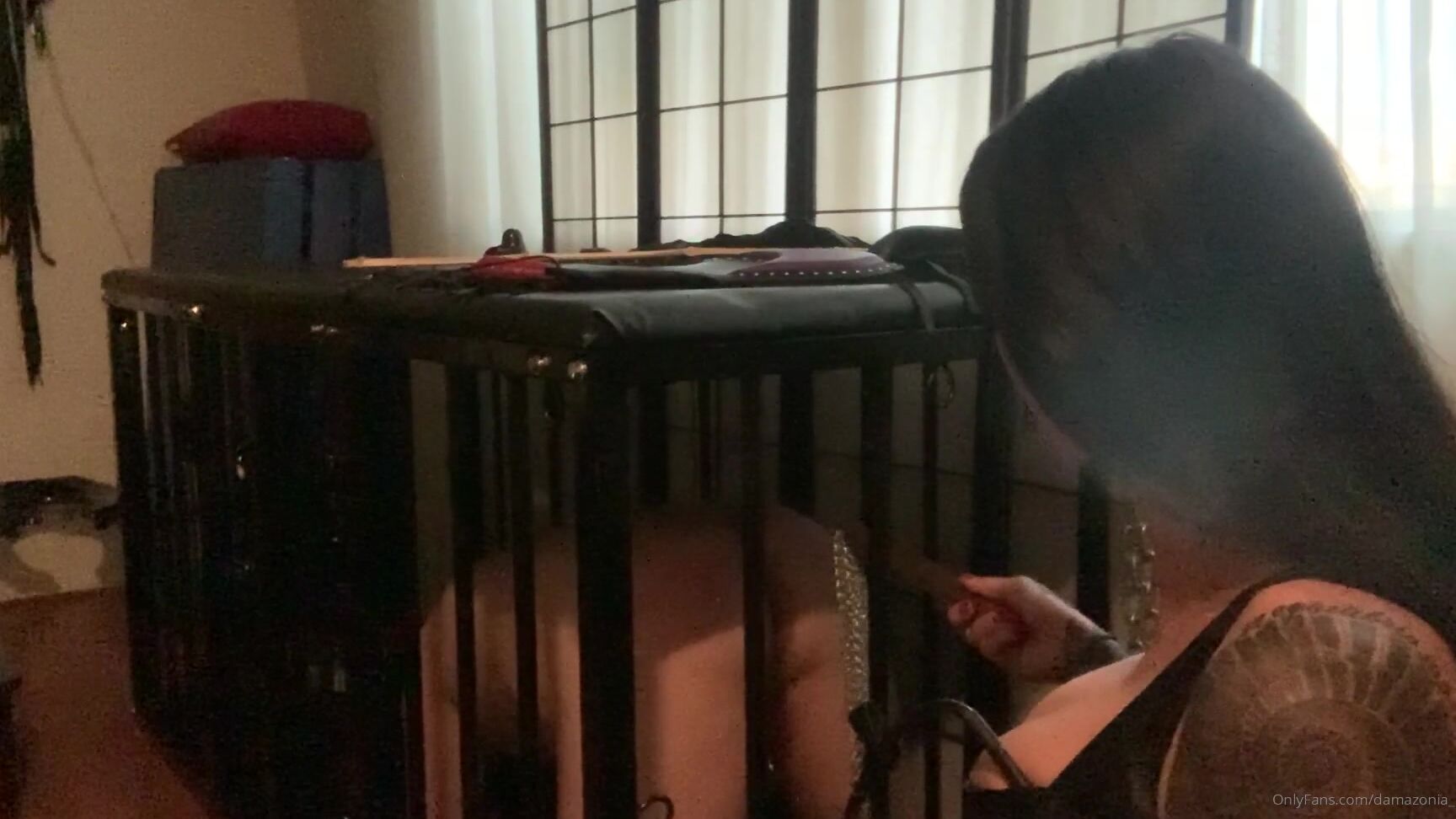 Damazonia With A Body Attachment Plugged In The Violet Wand This Metal Flogger Was An Evil T Rture