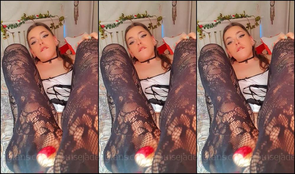 Elouisejade A Naughty Lil Lacy Stocking Removal Video For My