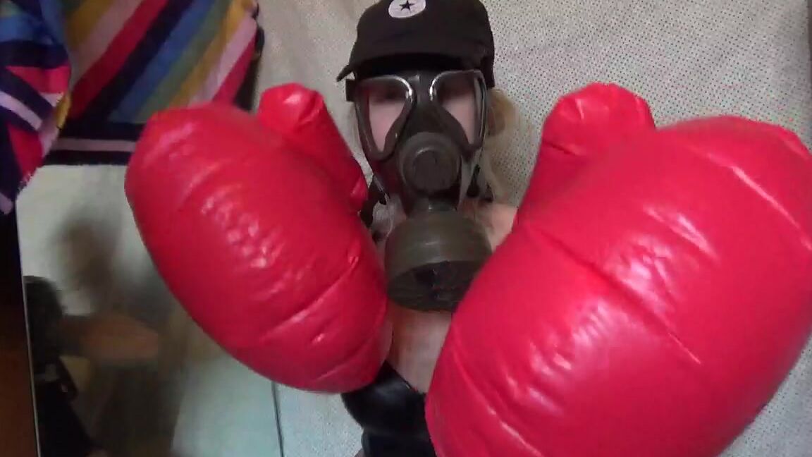 "Goddess Vanessa" gas mask, humiliation, inflatables, pov fighting, wrestling Punch Your Nuts manyvids