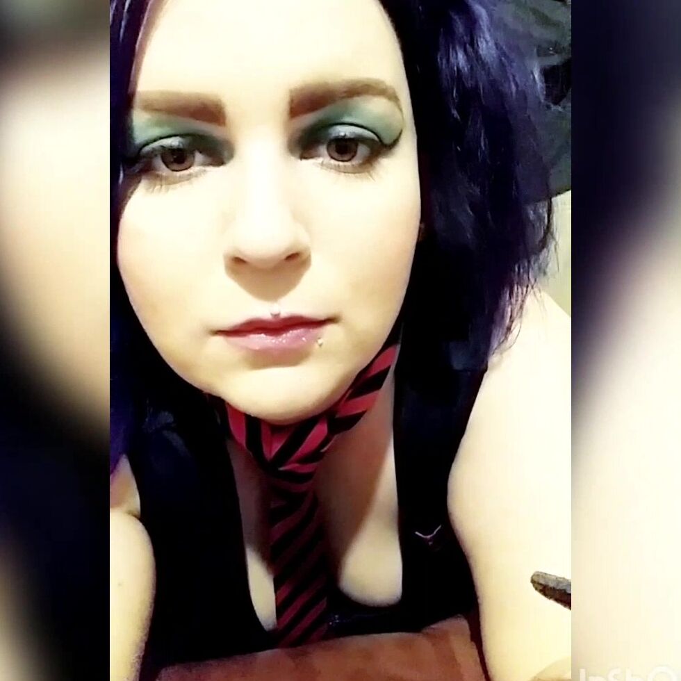 Boundgirlxo Spanking A Gothic Girl Pov