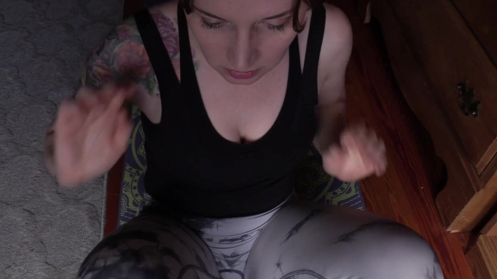 Bettie Bondage Spying On Moms Yoga Practice