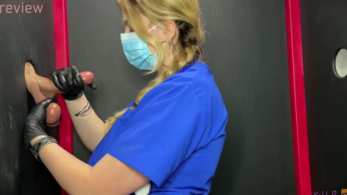 Kittybegood Nicknamed Mskittybegood 07 25 2024 Onlyfans Video Nurse Kitty Visits The Gloryhole Booth To Ruin 3 Orgasms After Her Shift She Pumps