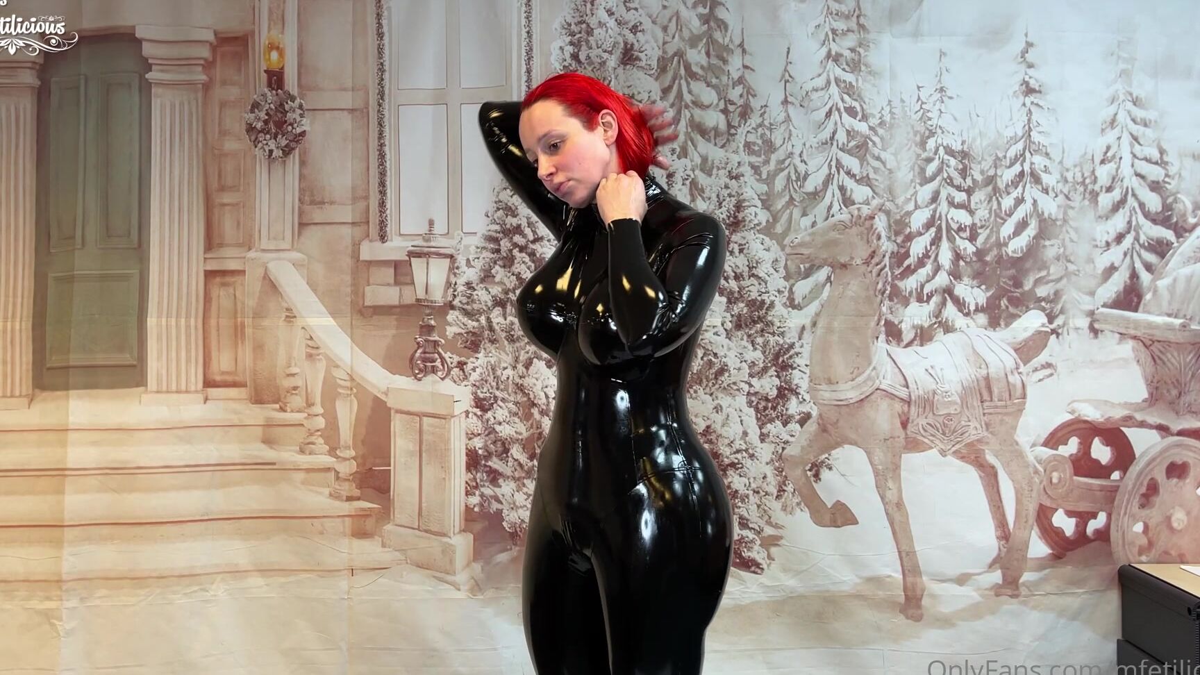 Mfetilicious Behind The Scenes Of My Last Studio Shoot Dressing Up In My Bizarre Latex Alien Outfit