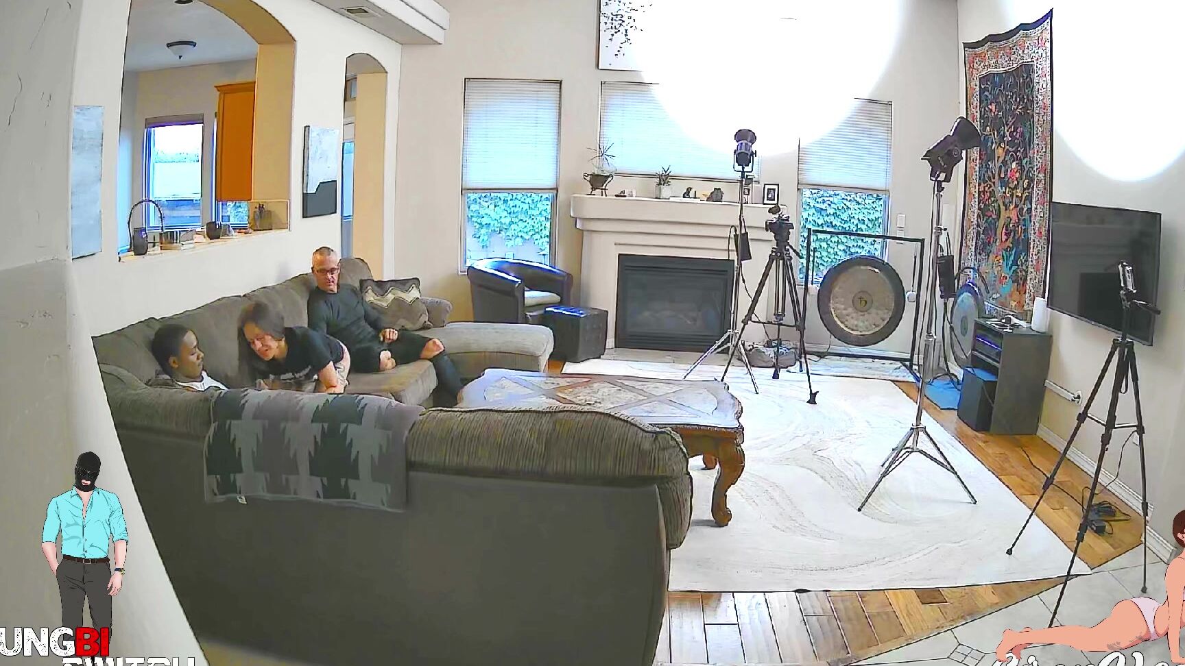 Behind The Scene,BBC,Cuckolding,Black Cock,Interracial hungbiswitch security cam catches cuckold experience ManyVids