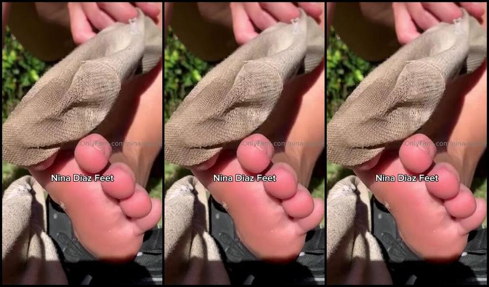 Nina S Feet Nicknamed Ninadiaz Feet Onlyfans Pov You Went For A Bike Ride With Your Girlfriend You Can See Her Sweating