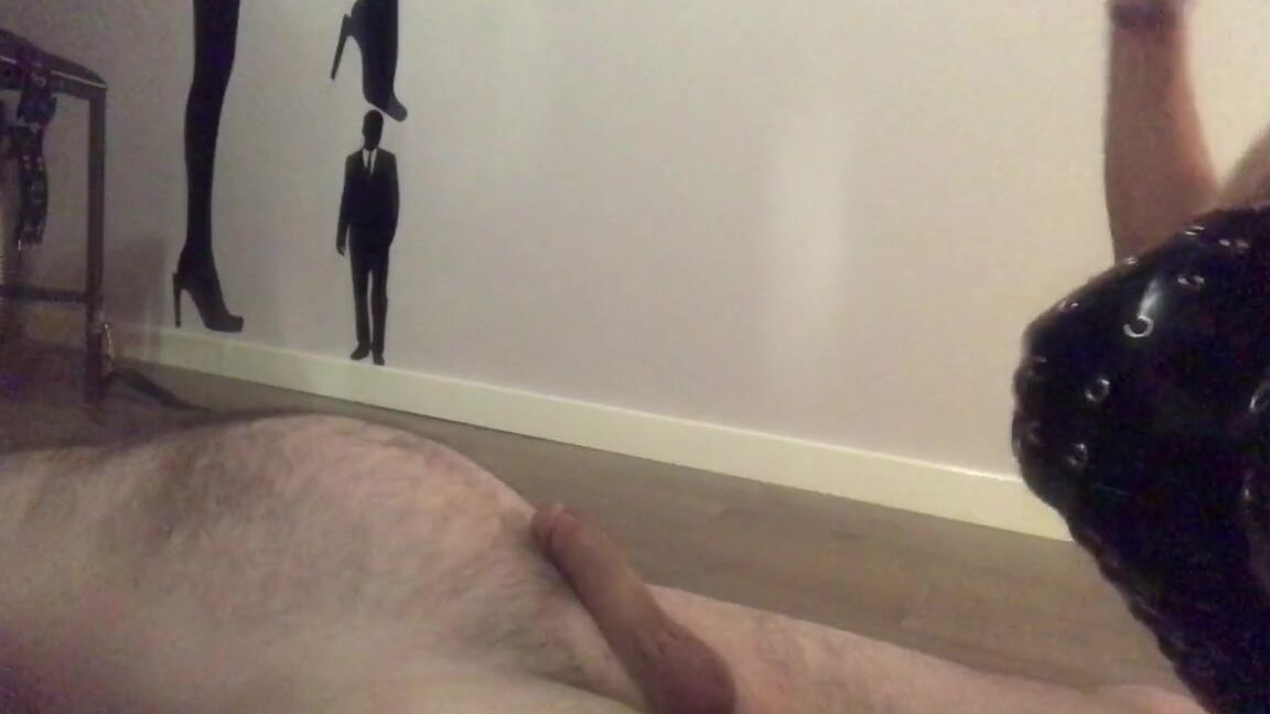 Ladydarkangeluk Onlyfans Little Clip From Today Cock Slapping And Ball Skin Stretching With My Heel