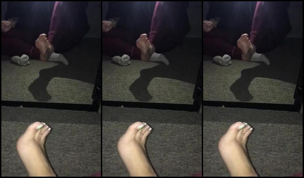 Footsiegalore Onlyfans Only Fans Exclusive Sock Removal From Two Angles