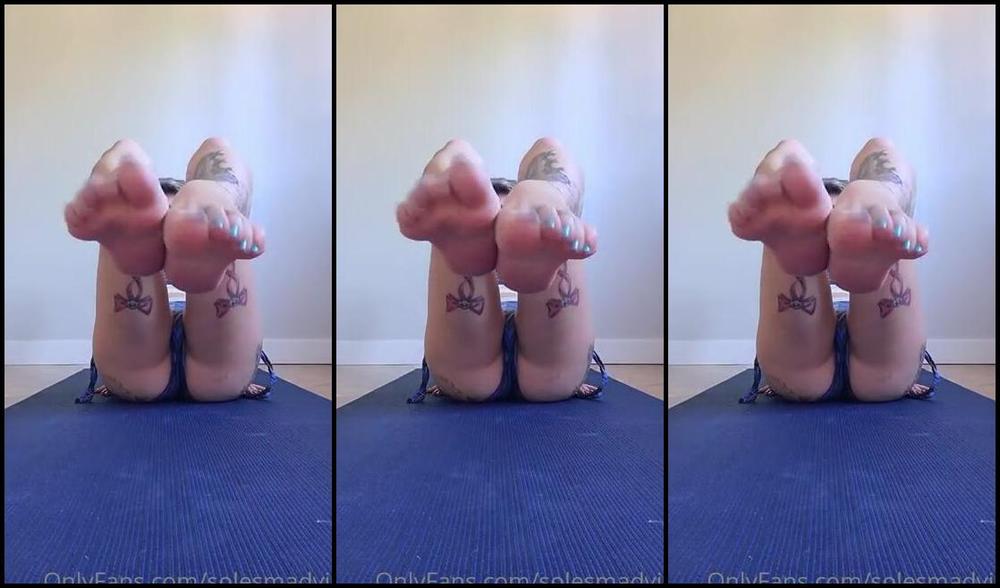 Solesmad Fetish Queen Aka Solesmadvip Onlyfans More Yoga Focus On My Pinky Soles