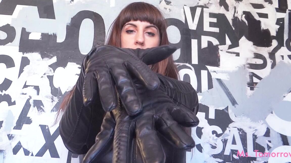 DommeTomorrow - Clean My Leather Gloves Clips4Sale