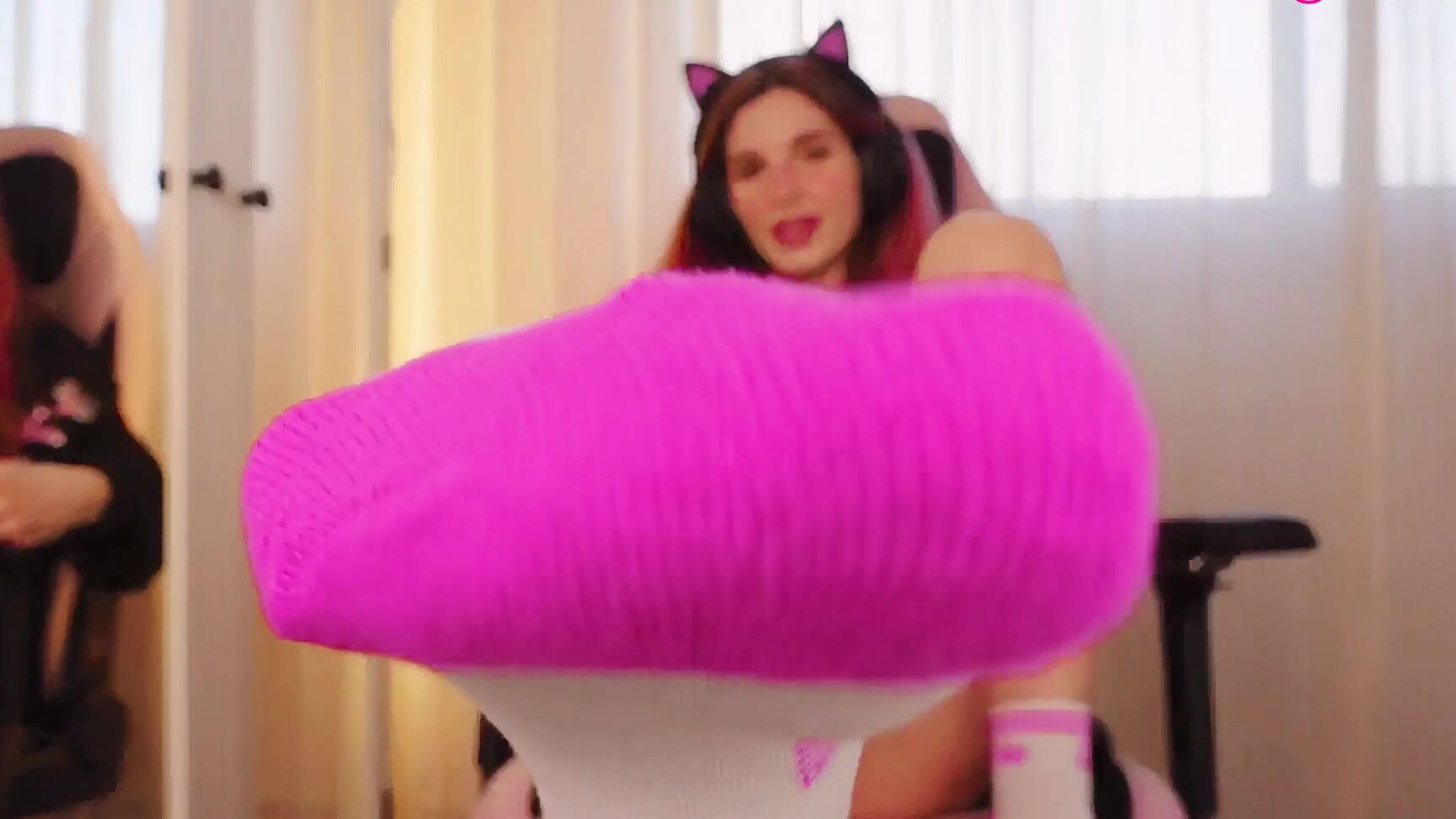 Rebellehart 3096543019 11 30 2023 Gamer Girl Makes You Smell Her Feet Part 2 Barbie Socks Full Length Clip Custom You Loved