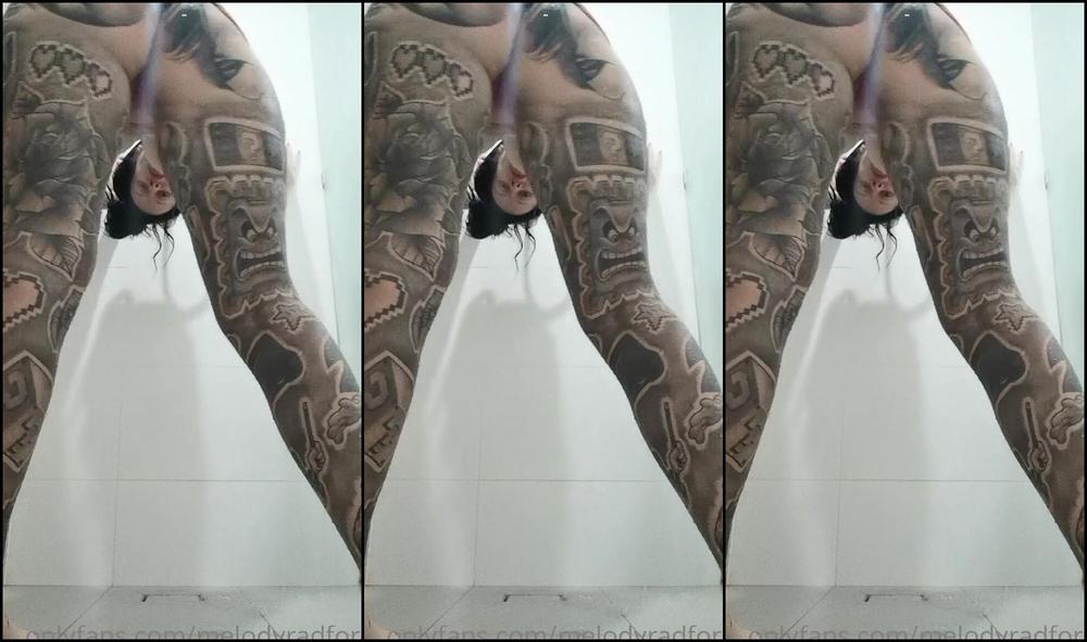 Melodyradford Strip Tease In The Shower Showing My Cute Feet Like You Asked