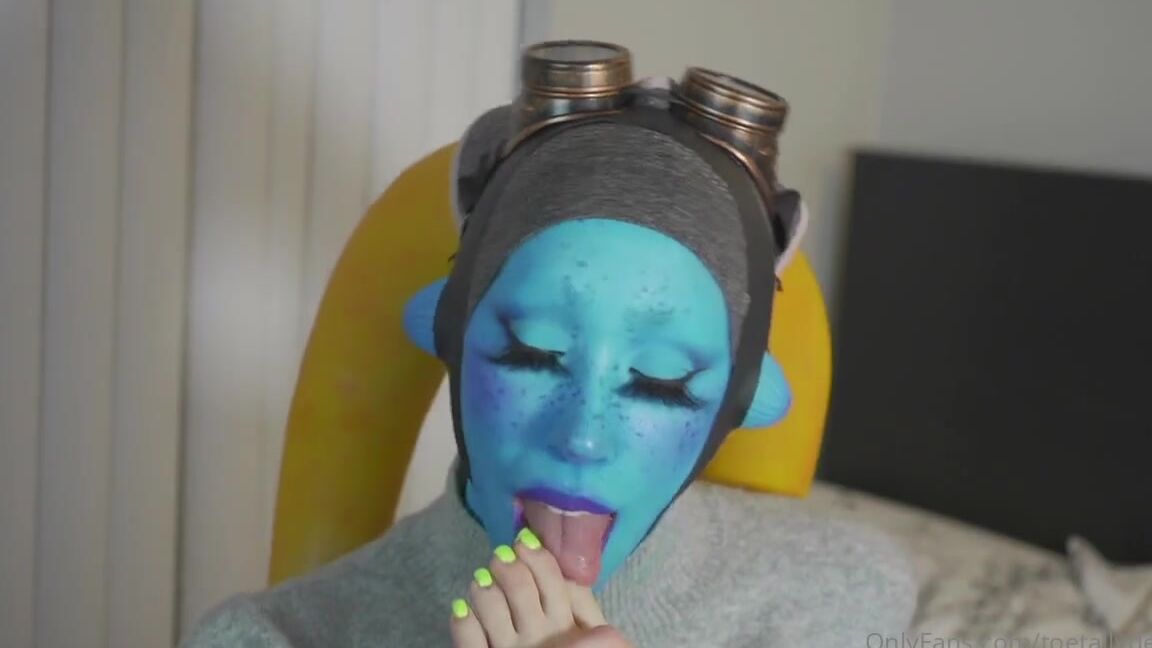 Toetallydevine Onlyfans Oldie But Goodie Of Me Shoving All My Toes In My Mouth And Gagging On Themp