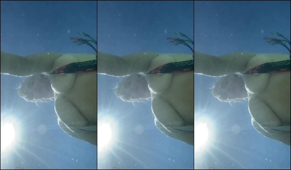 Skyebluegfe Playing In The Private Pool On Vacation