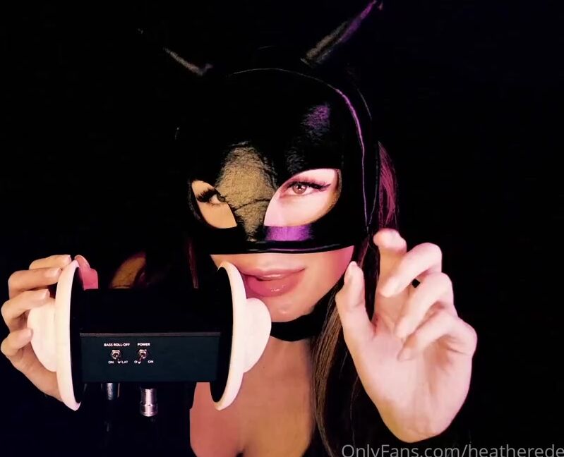 Heatheredeffect Nicknamed Heatheredeffect Onlyfans Cat Woman Ear Eating Mini Ear Eating Asmr Video Full Length Version Is Available On Patreoncom C