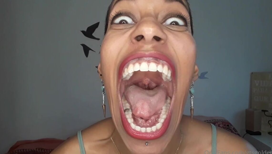 Gtsgoldenlace Eyes Wide And Mouth Wide Open Bossy Bitch Joi