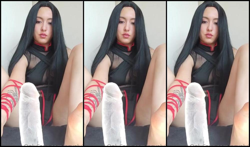 Egyal Storm Aka Egyalvip Onlyfans Yakuza Cosplay 10 Minutes Footjob With My Favorite Sex Toy