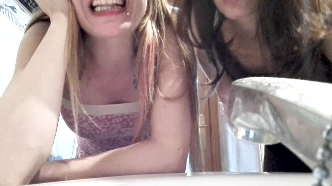 Spanish Hot Blondie Girls Insulting And Spitting You At A