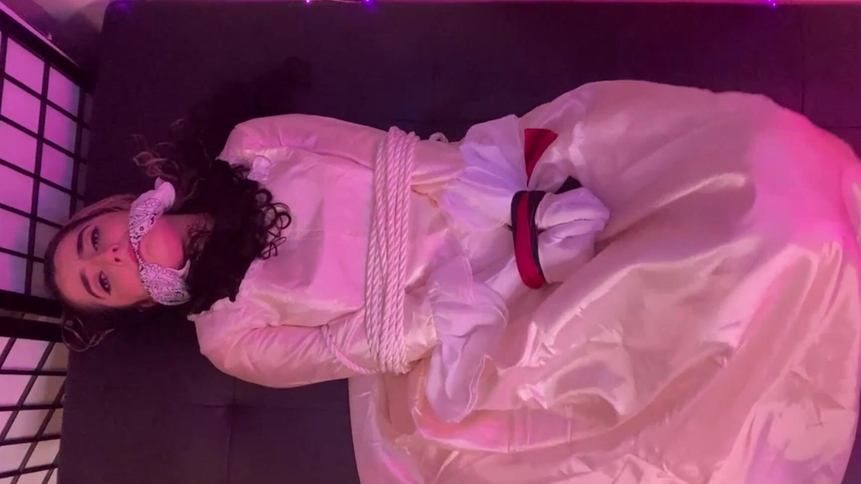 Struggling, Damsel in Distress, Gag, Rope Bondage, Rope Bunny you tied me up ManyVids