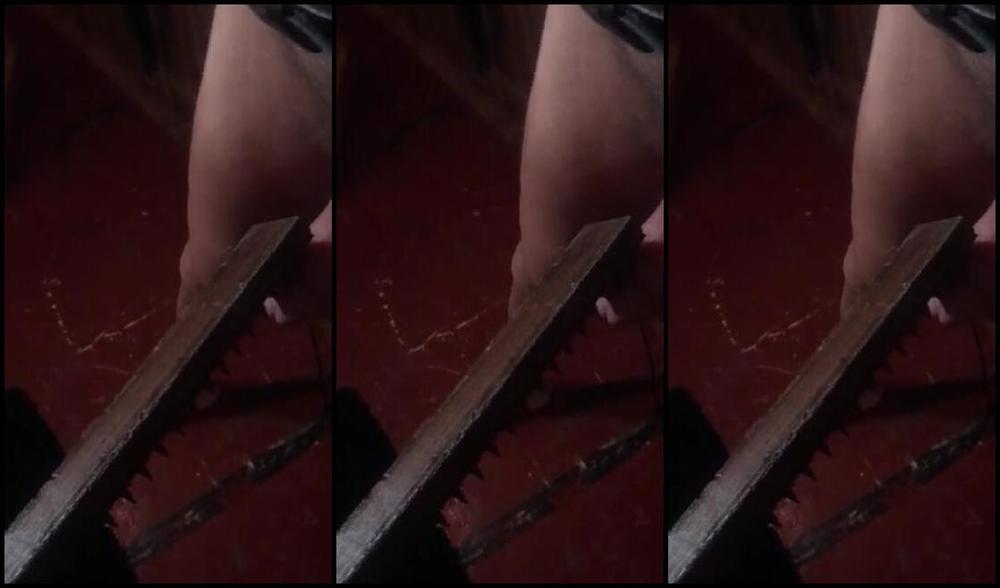 Ladydarkangeluk Onlyfans Spiked Bar Cock Torment