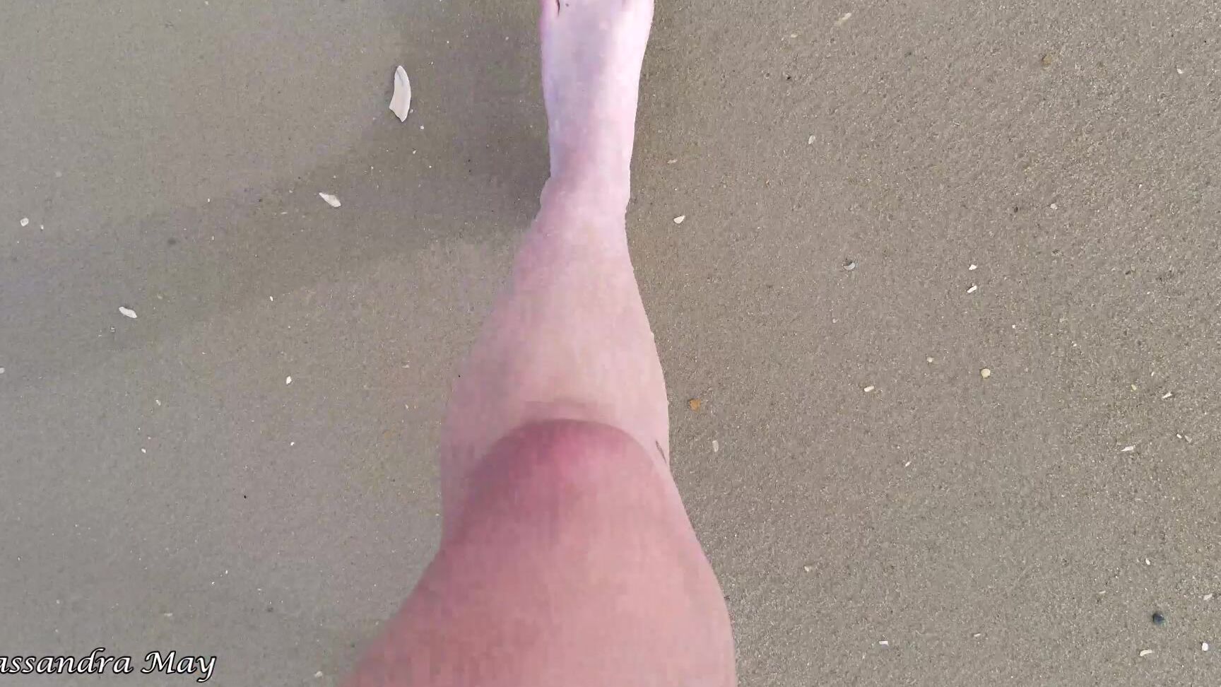 Cassandramayy Beach Walk Foot Pov