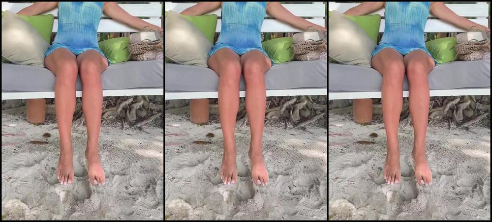 Worldsexiestfeet 05 29 2024 Onlyfans Video Can You See Black Color From Flip Flop Straps Between My Big Toes And Second Toes