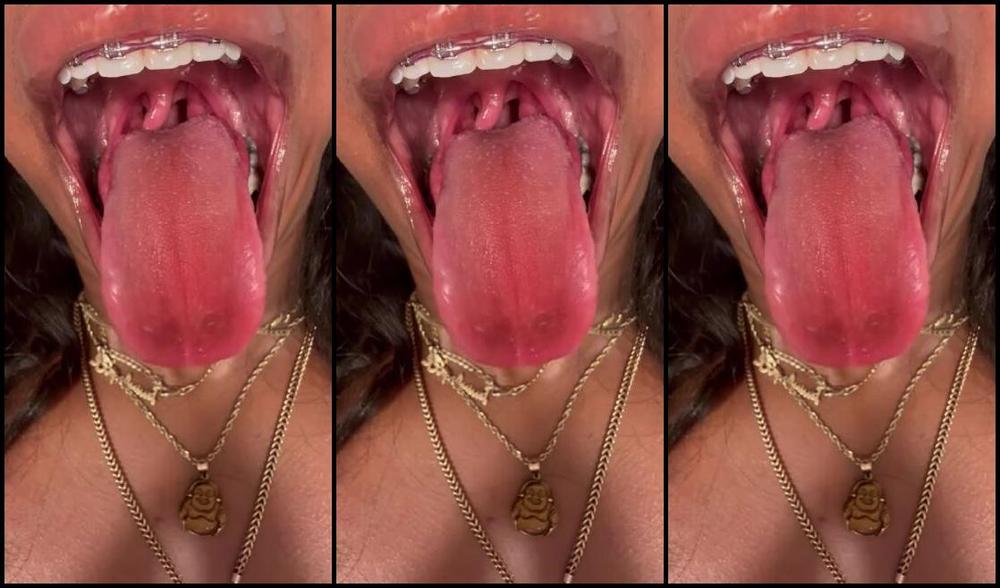 Biiggjuiccyfruit Onlyfans Unclose Tongue And Throat Uvula Showing