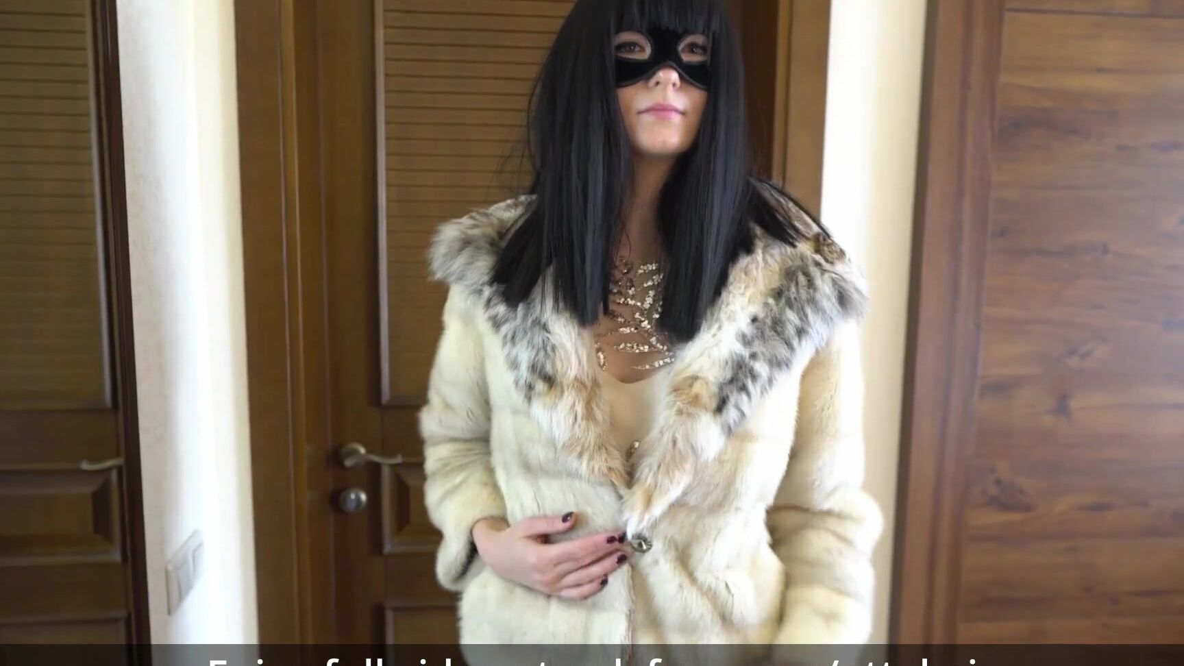 OttaKoi Passionate rough fuck with brunette slut in luxury dress and fur coat Pornhub