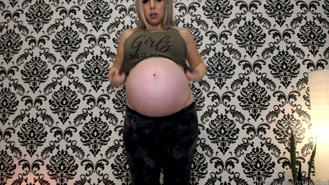 Tripledbabe Cum On Your Pregnant Yoga Instructor S Belly A Fun Role Play Video Where I Show Off My Bi