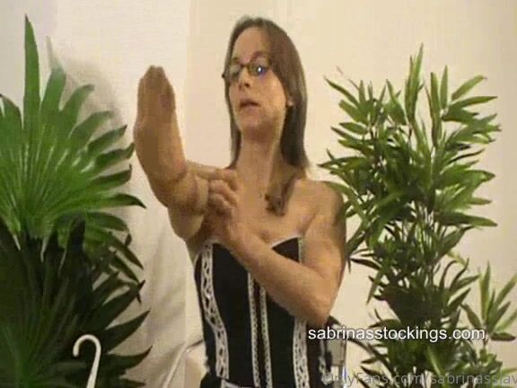 Sabrinasslaves From The Archives This Is A Very Old Video For Pure Stockings And Tease Lovers Taken Fro