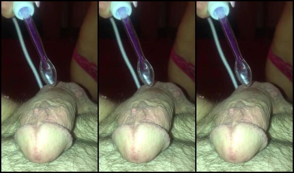 Ladydarkangeluk Onlyfans Video Of My Sub Managing To Film Himself While I Use A Violet Wand On His Cock