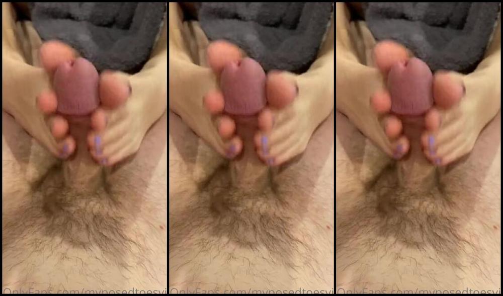 Brooke Jones Nicknamed Myposedtoesvip Onlyfans Who Wants To Enjoy A Purple Fj Where I End Him With My Soles Let Me Know If This Would Make You Expl