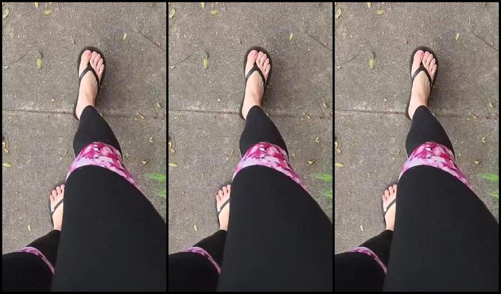 Athletoes Nicknamed Athletoes Onlyfans Just Strolling Around The Neighborhood In My Flippy Floppies Coconut Water Is Done