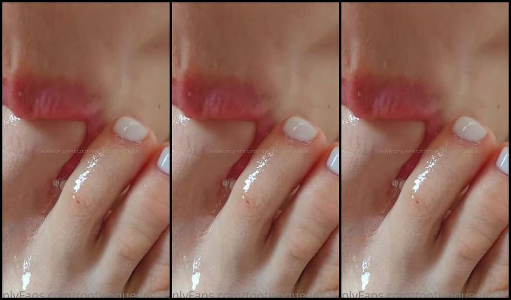 Footish Queen Galina Nicknamed Footishqueengalina 08 02 2023 Onlyfans Video Happy Wednesday Heres Me Enjoying My White Toes In A Close Up So You Can Get