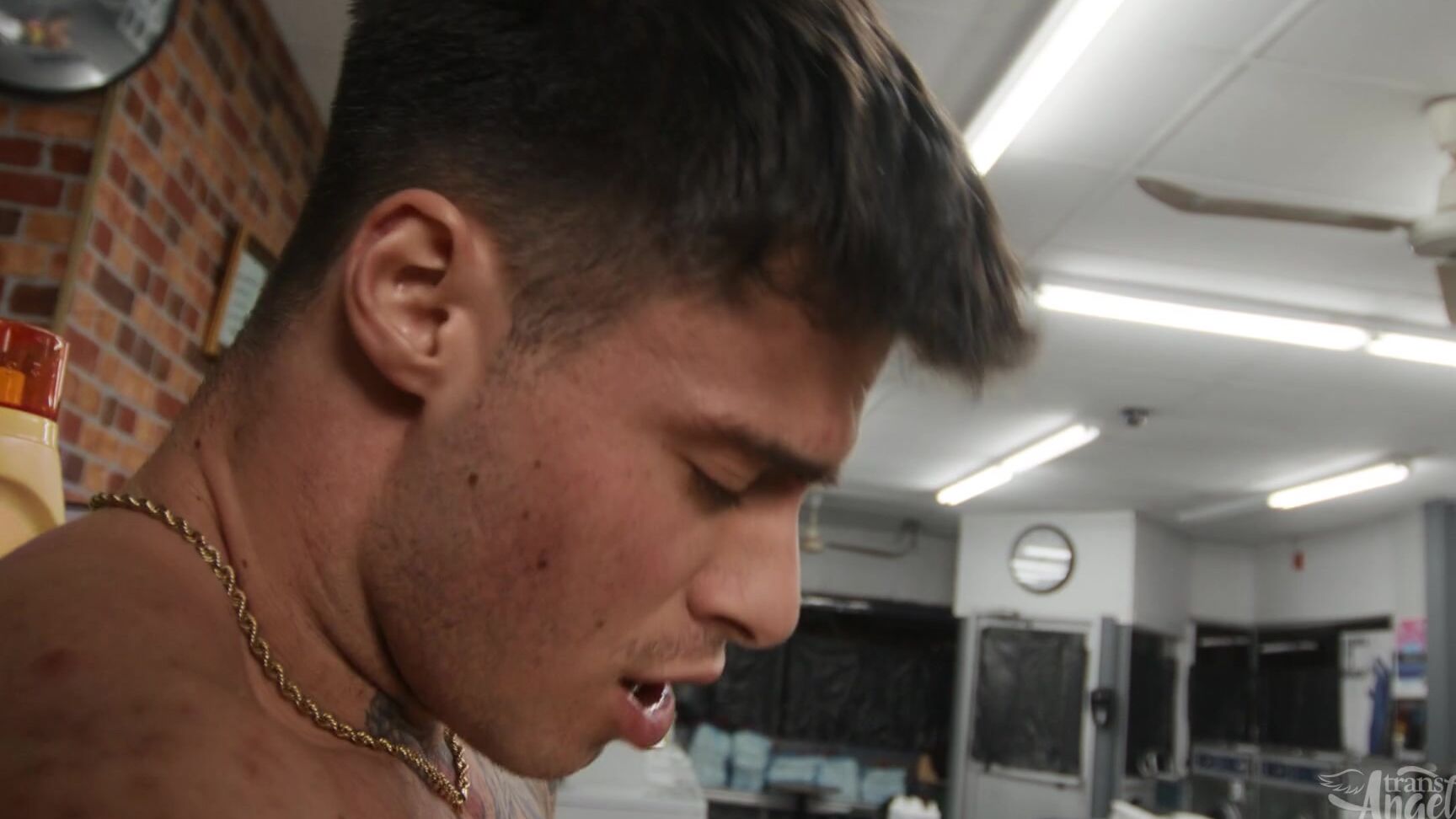 Reverse Cowgirl, Bubble Butt, Blowjob, Doggystyle, Face Fuck, Big Tits, Shemale, Anal, Missionary, Spanking, Transsexuals, Blonde, Tattoo, Deep Throat, Facial Angellica Good - Wash, Fuck, and Go TransAngels.com