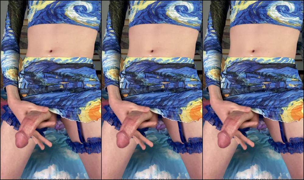 Tsrosemarie Part Showing And Stroking