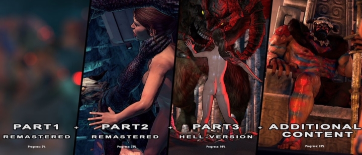 Oral, Lara Croft, Hardcore, Rape, Big Dicks, Double Penetration, Monsters, Gangbang, Bondage DarkLust) The Borders Of The Tomb Raider PROJECT-ALL-IN-ONE HappyEnding Mix