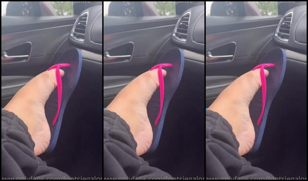 Footsiegalore Onlyfans Hurry Back To The Car My Feet Are Restless And I Need Someone To Play With
