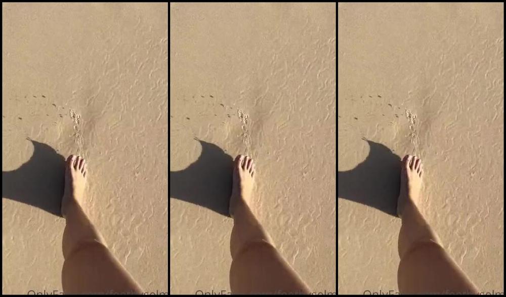 Feetbyselms Onlyfans I Love The Beach Sole Action At The End