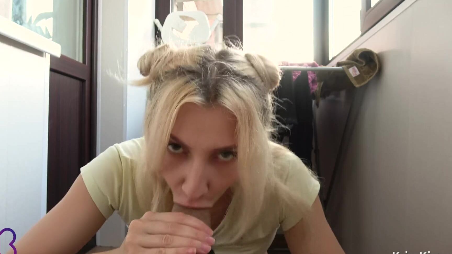 KrissKiss Amateur Sloppy Teen Blowjob POV PornHubPremium