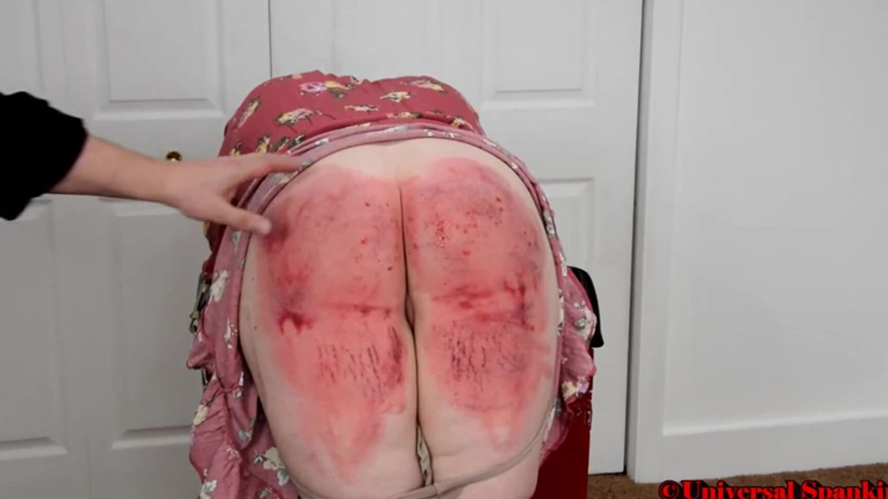 Danielle Banner, Full HD, Universal Spanking and Punishments Caned On the Bench Clips4Sale