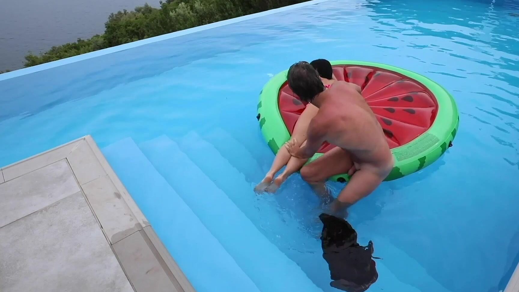 Alexandra Wett Fucked In The Hotel Pool In Front Of All