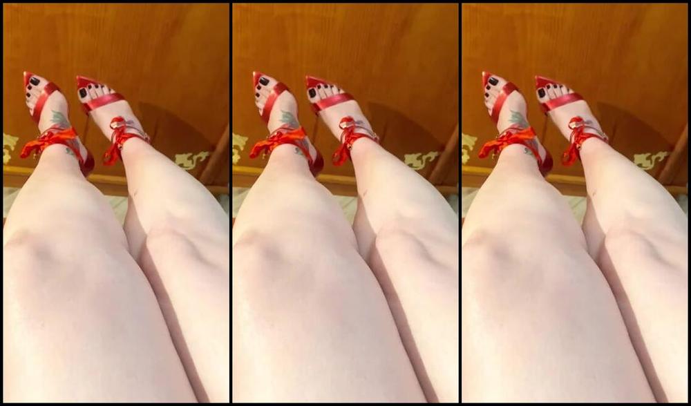 Queen Rainha Onlyfans New Sandal Gift From A Subscriber Sandlia Nova Presente De Um Inscrito