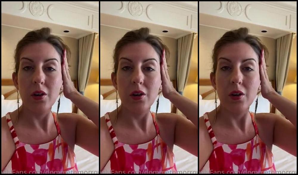 Ms Tomorrow Nicknamed Dommetomorrow Onlyfans Vacation Update