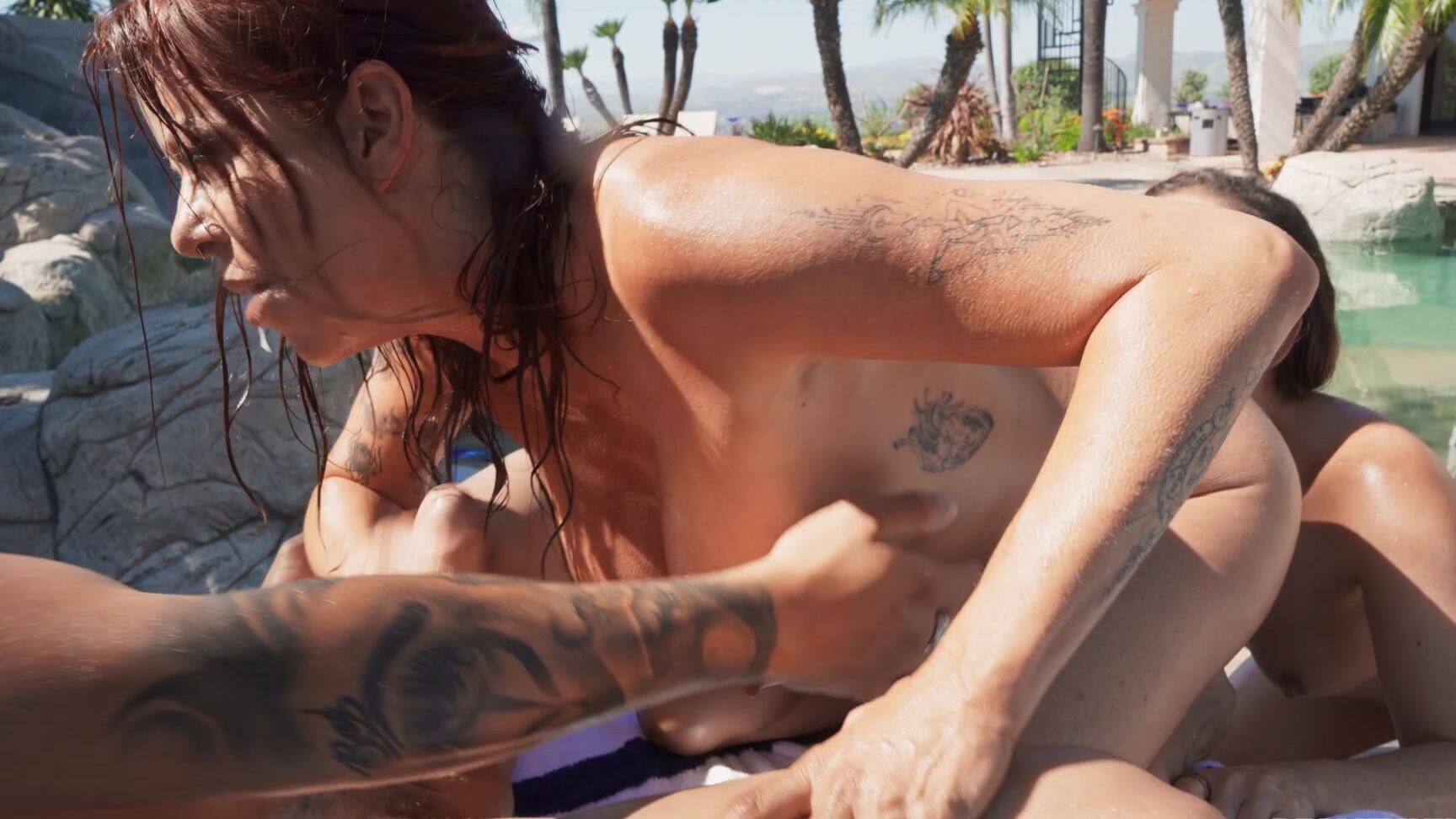 Gonzo, Threesome, MILF, Pissing On Tits, Big Tits, Rimming, Hardcore, All Sex Cherie Deville & Alexis Fawx - Cougars Catch The Pool Boy SiteRip