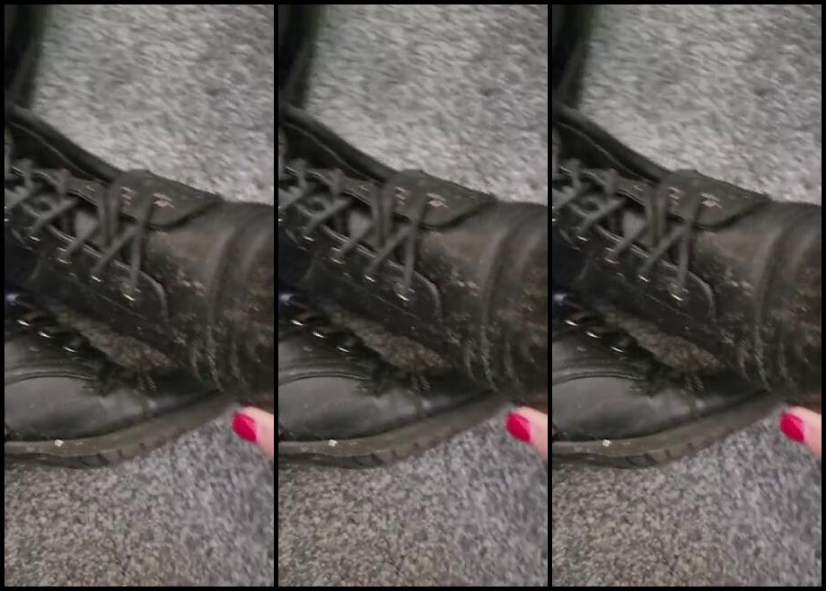 Miss B Nicknamed Missb52S Onlyfans 01 20 2024 I Made These Boots Nice And Dirty Just For You Thank Me Bitch