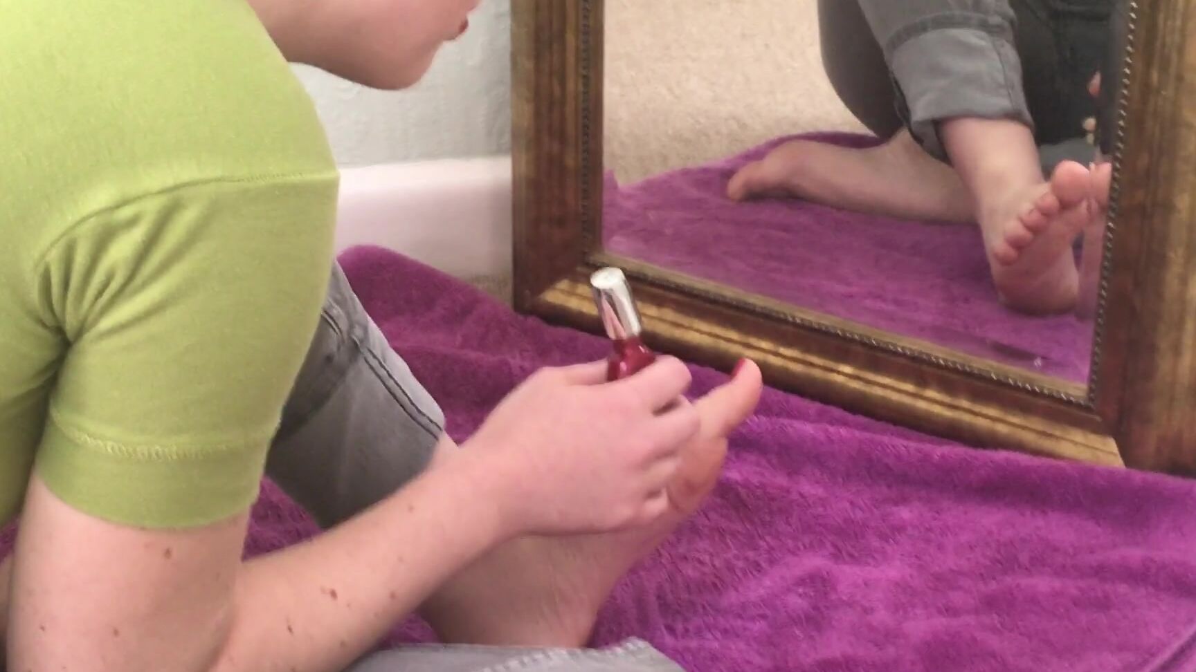 Helen Footfriday Footfetishnation Footfetish Soles Painting My